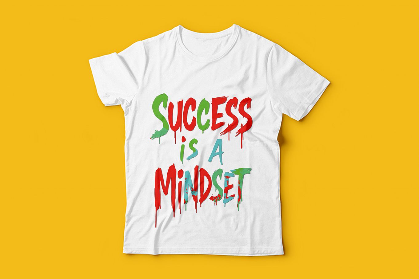 Success is a Mindset Typography T-Shirt Design