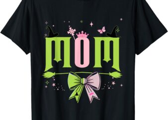 Mom Of The Birthday Girl Witch Family Party Decorations T-Shirt
