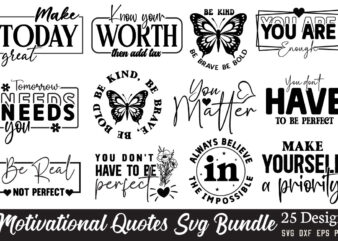 Boho Motivational Quotes t-shirt Bundle Boho Motivational Quotes Svg Bundle