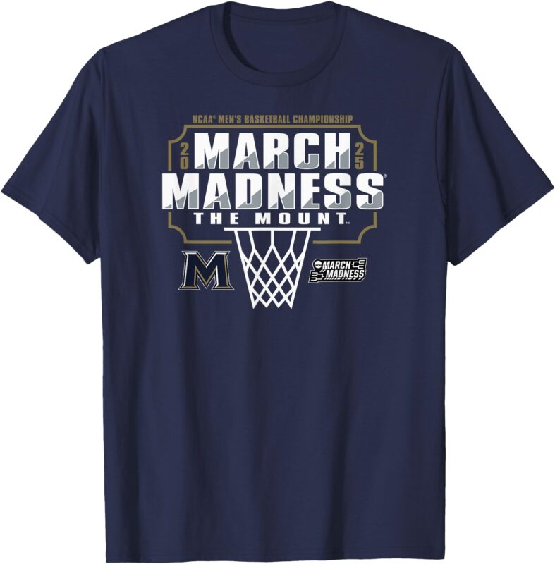 Mount St. Mary’s Mountaineers March Madness 2025 Men’s BBall T-Shirt