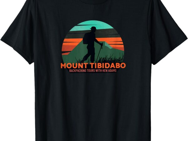 Mount tibidabo backpacking tours with ken adams t-shirt