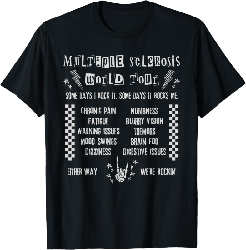 Multiple Sclerosis World Tour MS Awareness Month MS Warrior T-Shirt