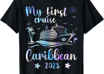 My First Cruise Caribbean Family Cruise Summer Vacation 2025 T-Shirt