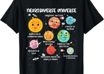 Neurodiverse Universe Special Education Autism Awareness T-Shirt
