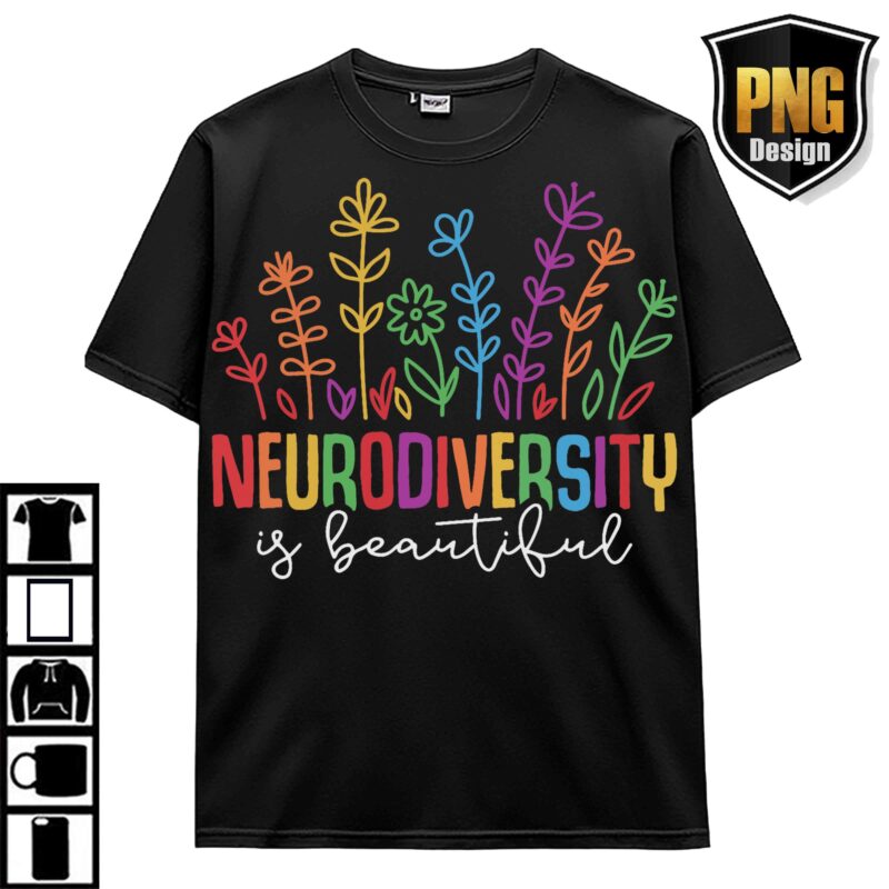 Autism Awareness April Wear Blue Be Kind Elephant Giraffe Animal Puzzle T-Shirt Design 20 PNG