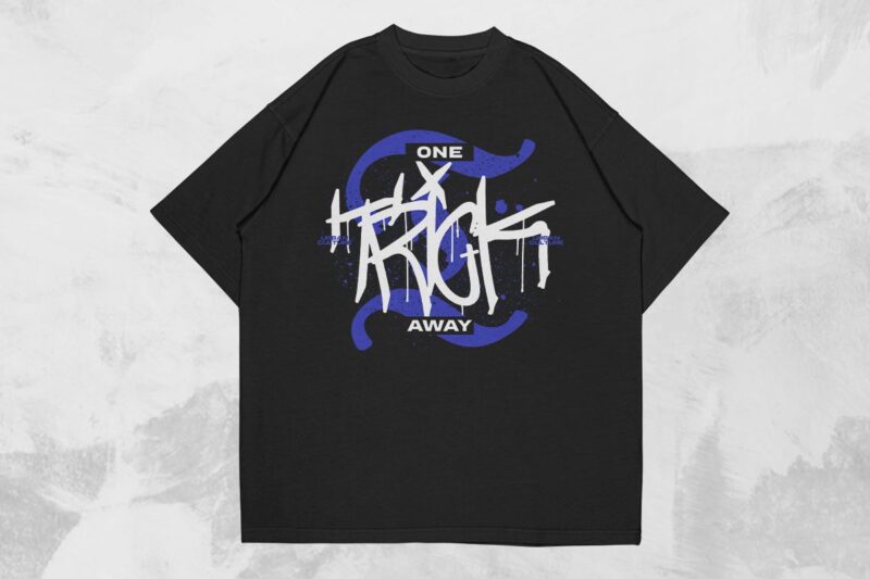 Futuristic Streetwear Graffiti T-shirt Designs Bundle Vol. 1