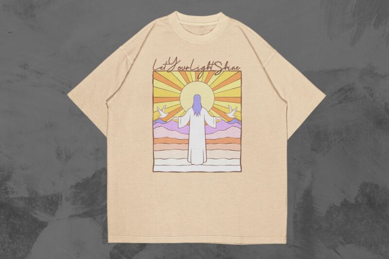 AESTHETIC CHRISTIAN T-SHIRT DESIGNS BUNDLE VOL. 2