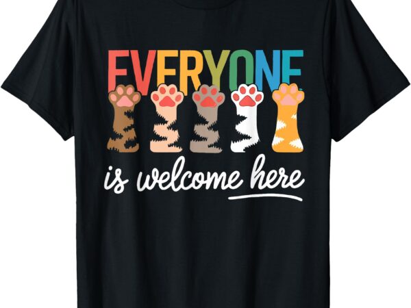 Idaho teacher shirt everyone is welcome here pride month t-shirt