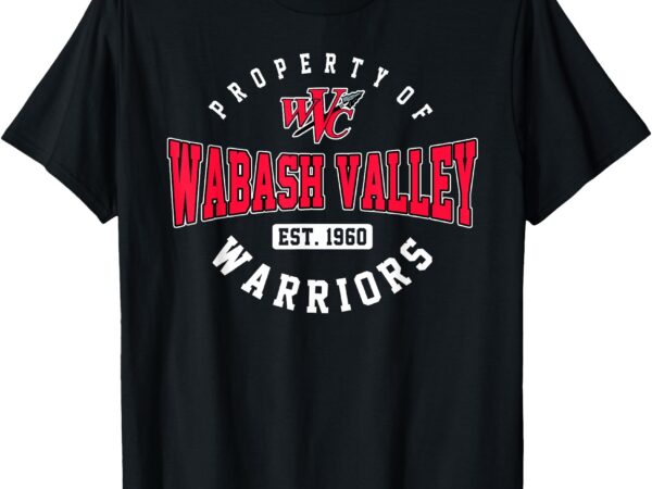 Property of wabash valley college athletics vintage design t-shirt