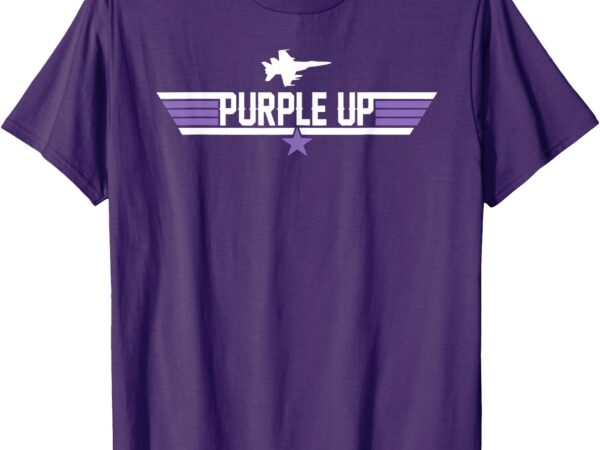 Purple up for military kids month of the military child kids t-shirt
