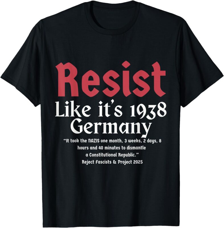 Resist Anti-Trump Political Protest T-Shirt
