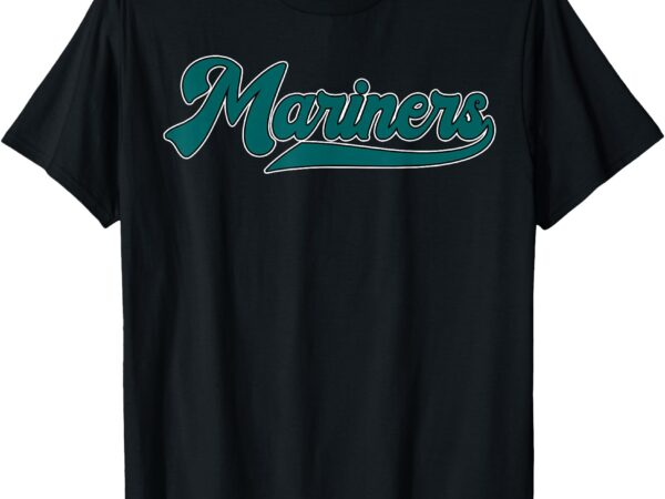 Retro mariners vintage style 70s 80s 1st name mariners lover t-shirt