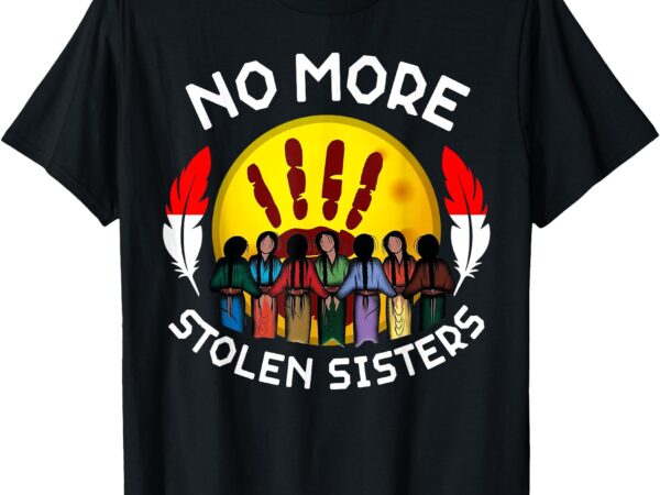 Retrono-more stolen sister mmiw awareness america native t-shirt