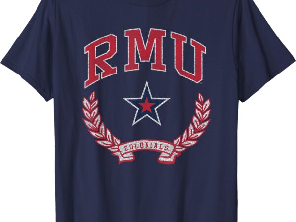 Robert morris colonials victory vintage navy t-shirt