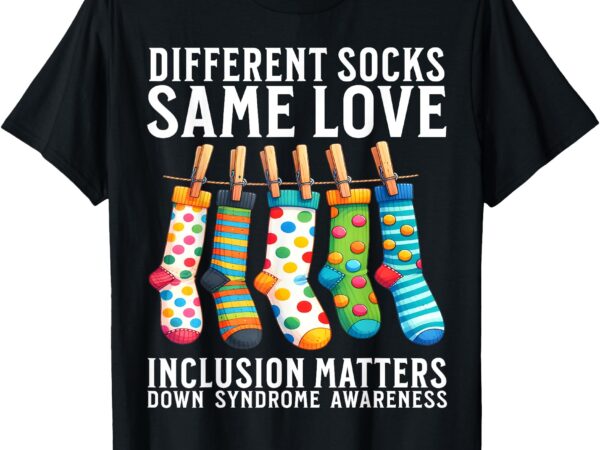Rock your socks down syndrome awareness support gifts kids t-shirt