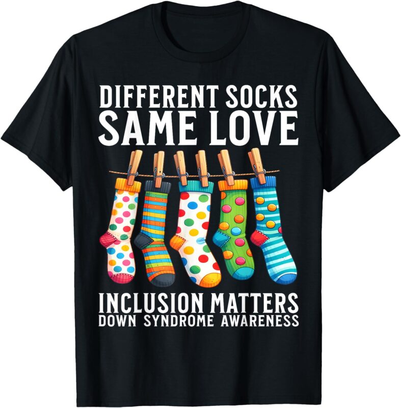 Rock Your Socks Down Syndrome Awareness Support Gifts Kids T-Shirt