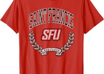 Saint Francis Red Flash Victory Vintage T-Shirt