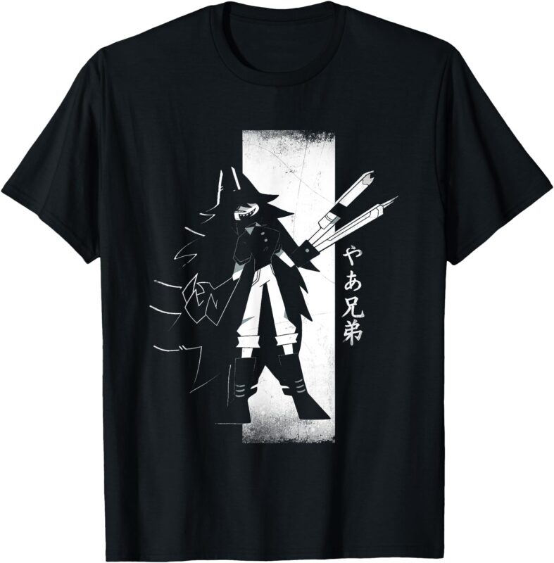 Samurai Girl Warrior Ukiyo Ink Fpe Japanese T-Shirt
