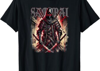 Shadow Warrior Samurai Vampire – Dark Anime Ninja Fantasy T-Shirt