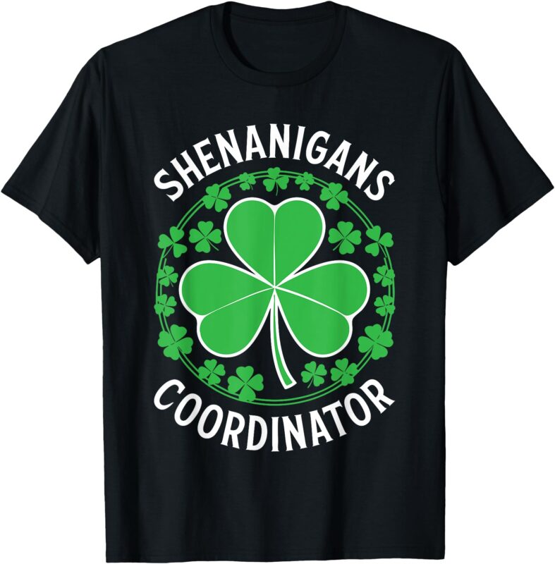 Shenanigans Coordinator Shirt Men Women Kids St Patricks Day T-Shirt