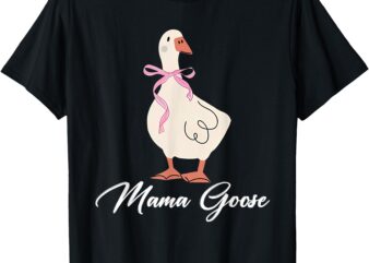 Silly Daddy Goose And Silly Mama Goose Matching Goose Family T-Shirt