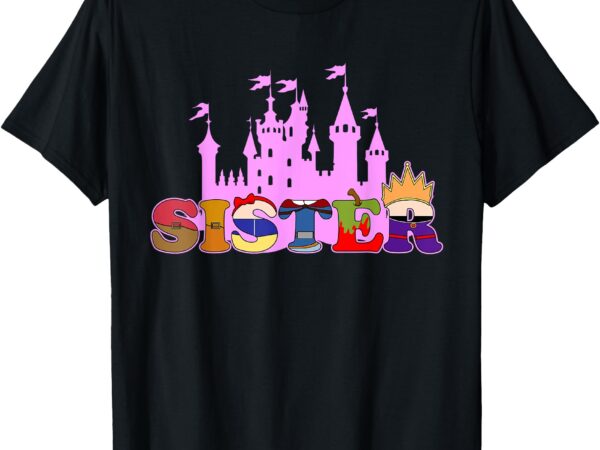 Sister snow family party decorations funny meme t-shirt