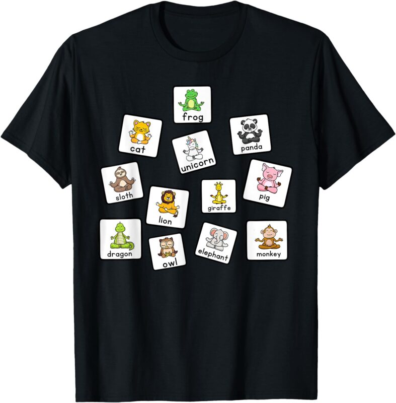 Special Education Teacher Animals AAC ABA Behavior Analyst T-Shirt