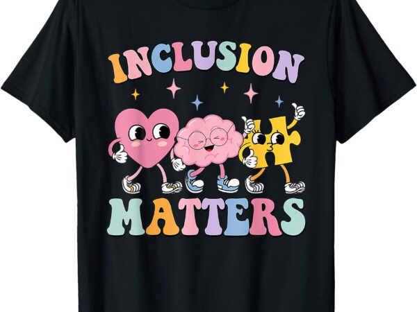 Special education teacher inclusion matters autism awareness t-shirt