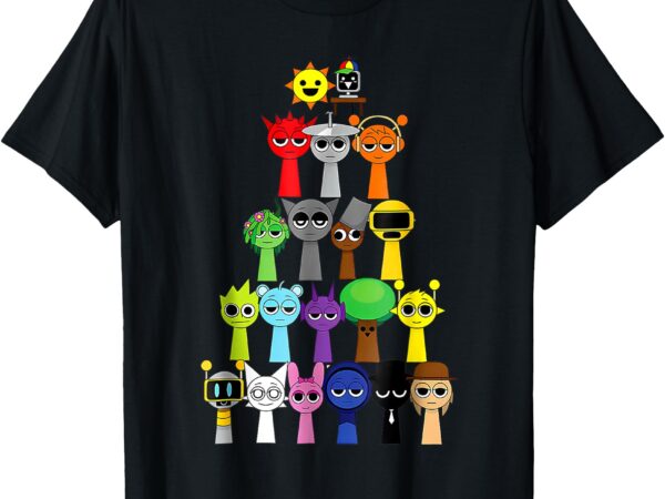 Sprunkii beats boys sounds toys team game t-shirt Sprunkii beats boys sounds toys team game t-shirt