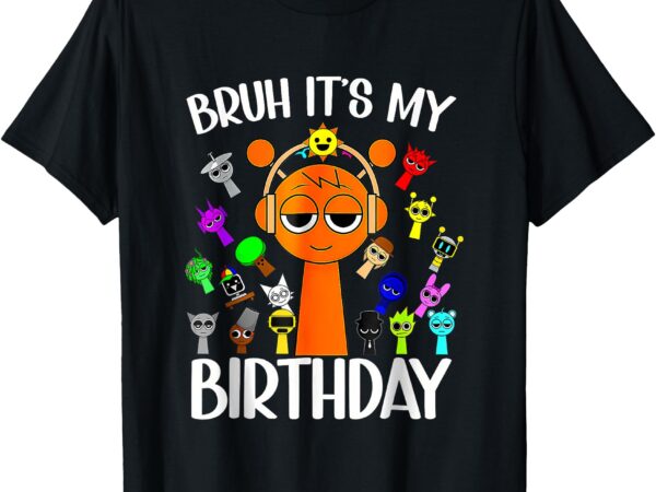 Sprunky birthday boy sprunky it’s my birthday t-shirt