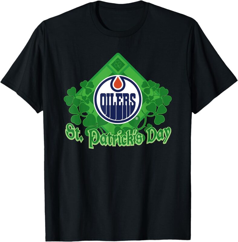 St. Patrick’s Day Black NHL Licensed T-Shirt