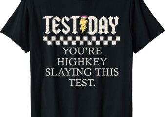 Staar State Testing Day You’re Highkey Slaying This Test T-Shirt