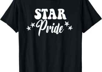Star Pride High School Stars Sports Team Stars T-Shirt