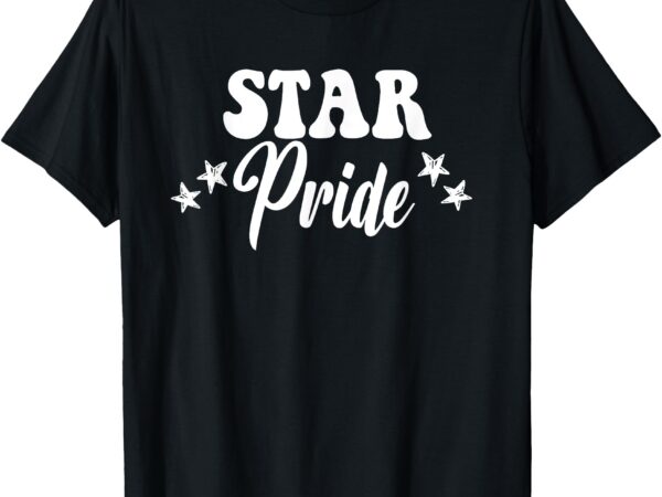 Star pride high school stars sports team stars t-shirt