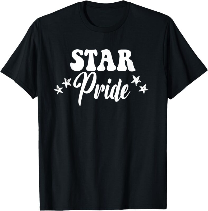 Star Pride High School Stars Sports Team Stars T-Shirt