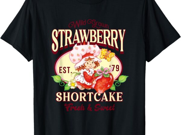 Strawberry shortcake vintage wild grown ’79 poster t-shirt