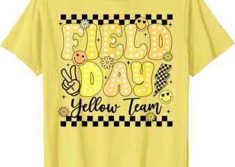 Field Day Yellow Team Field Trip Game Competition Student T-Shirt