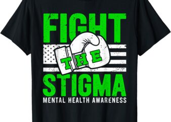 Support Warrior Mental Health Awareness Fight the Stigma T-Shirt