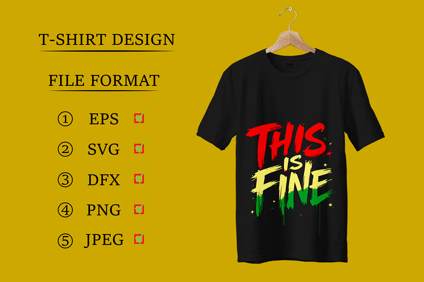 This is Fine Typography T-Shirt Design