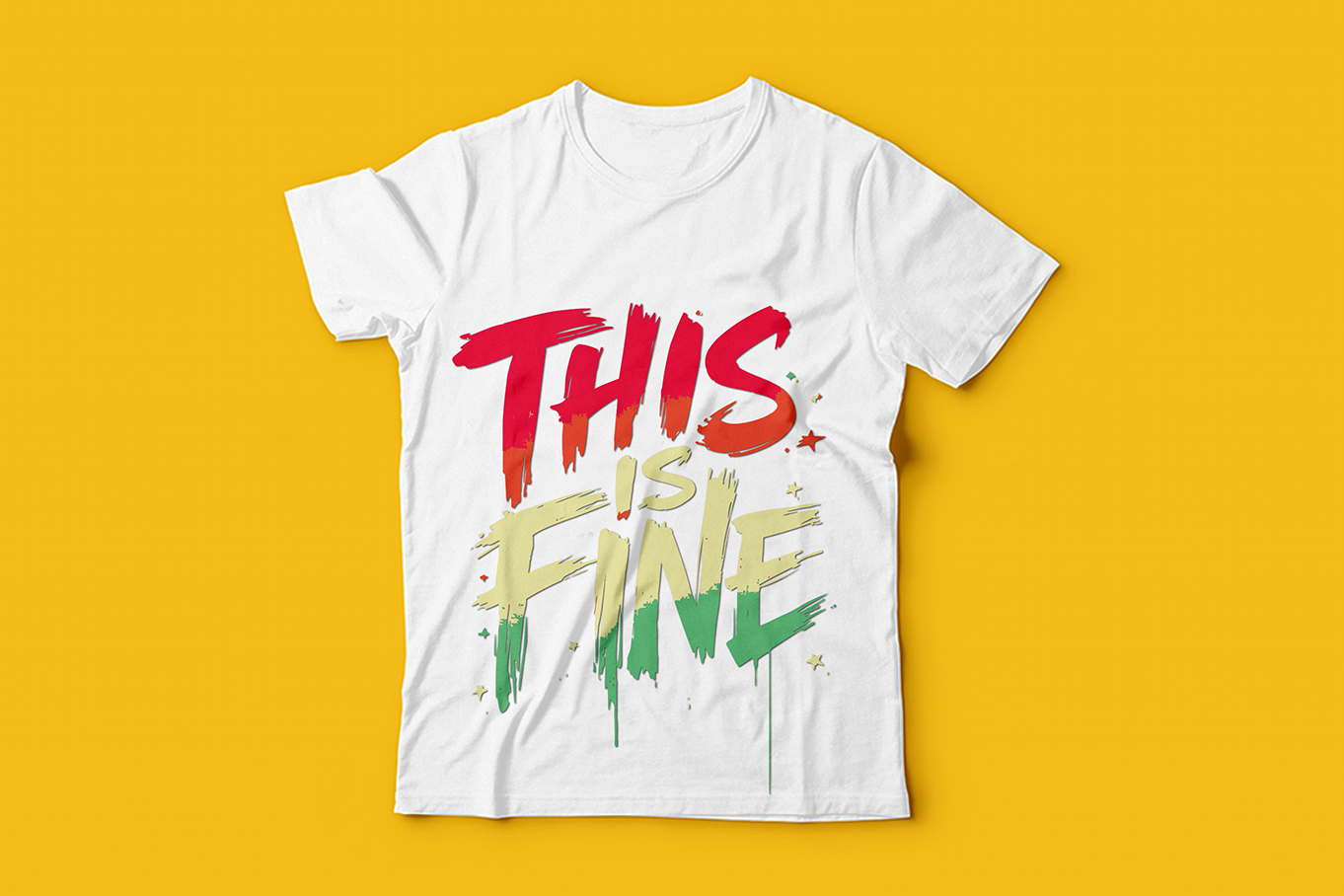 This is Fine Typography T-Shirt Design