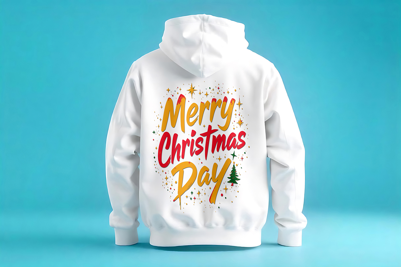 Merry Christmas Day Typography T-Shirt Design