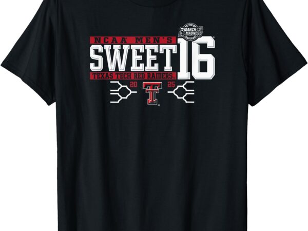 Texas tech red raiders sweet 16 2025 men’s march madness t-shirt