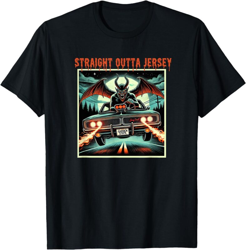 The Cruising Cryptid – Jersey Devil Funny Tee T-Shirt