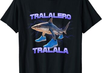 Tralalero Tralala Bootleg Brainrot Italian Brainrot Meme T-Shirt