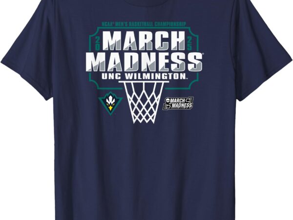 Unc wilmington seahawks march madness 2025 men’s basketball t-shirt