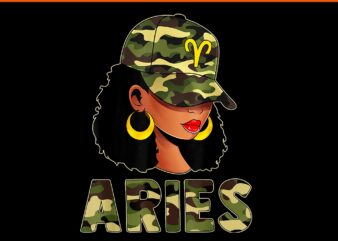 Aries Queen Camouflage Black PNG