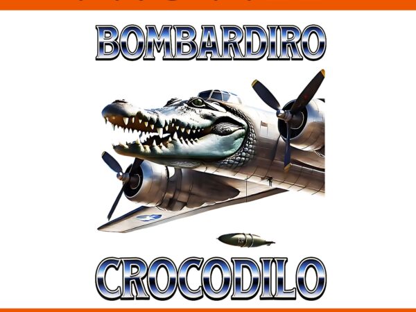 Bombardiro crocodilo – italian brainrot meme png, bombardiro crocodilo png t shirt template