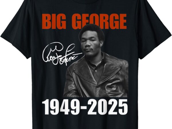 Vintage foreman george in memory tee george t-shirt