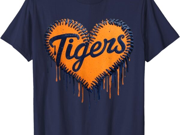 Vintage tigers heart throwback styles classic for men women t-shirt