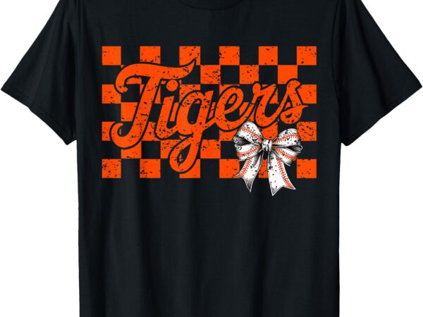 Vintage tigers throwback retro styles classic for men women t-shirt